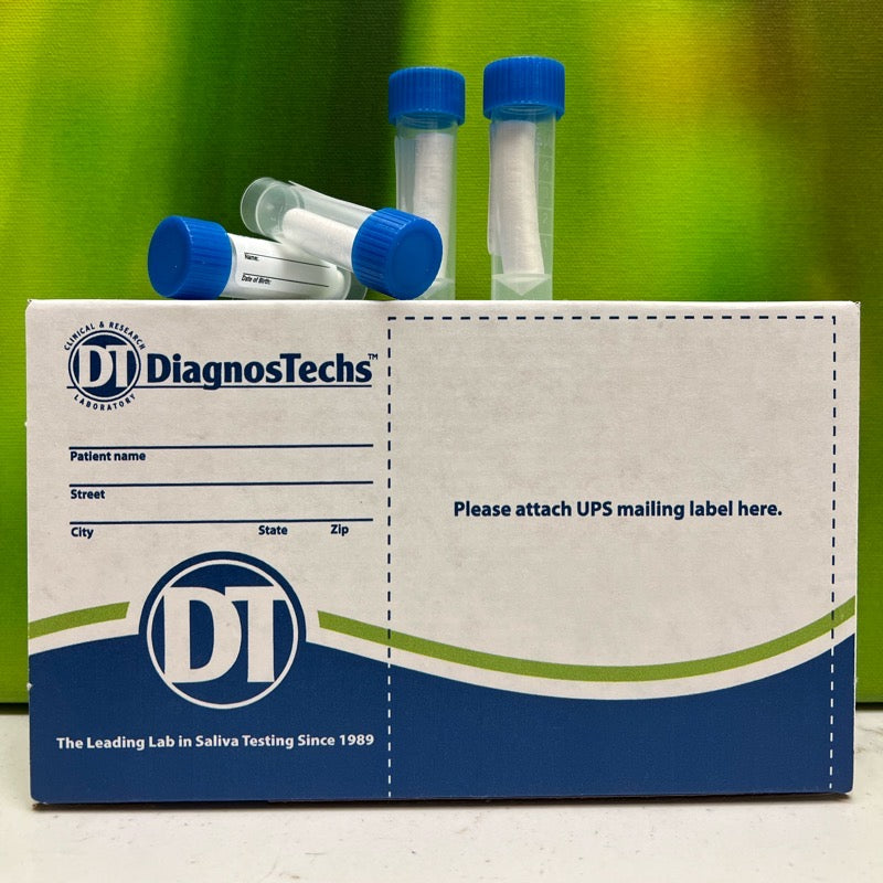 Diagnos-Techs TAP Home Testing Kit (Stress Health), Temporal Adrenal Profile